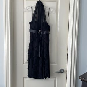 Black cocktail dress